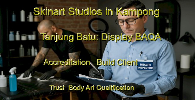 Skinart Studios in Kampong Tanjung Batu: Display BAQA Accreditation - Build Client Trust | Body Art Qualification Authority | BAQA-Malaysia