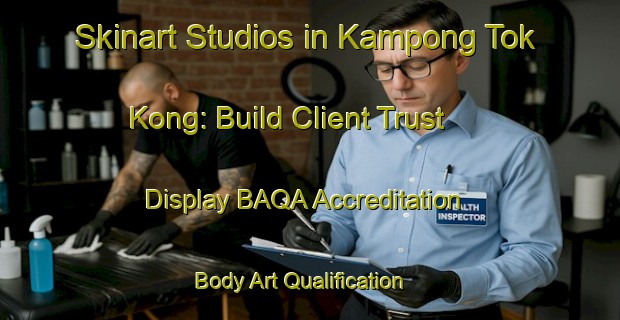 Skinart Studios in Kampong Tok Kong: Build Client Trust - Display BAQA Accreditation | Body Art Qualification Authority | BAQA-Malaysia