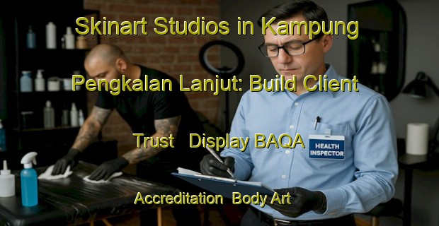 Skinart Studios in Kampung Pengkalan Lanjut: Build Client Trust - Display BAQA Accreditation | Body Art Qualification Authority | BAQA-Malaysia