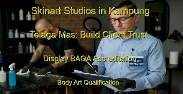 Skinart Studios in Kampung Telaga Mas: Build Client Trust - Display BAQA Accreditation | Body Art Qualification Authority | BAQA-Malaysia
