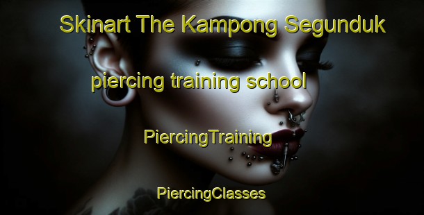 Skinart The Kampong Segunduk piercing training school | #PiercingTraining #PiercingClasses #SkinartTraining-Malaysia