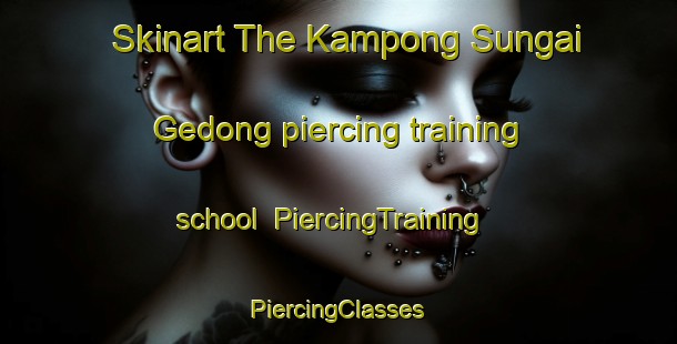 Skinart The Kampong Sungai Gedong piercing training school | #PiercingTraining #PiercingClasses #SkinartTraining-Malaysia