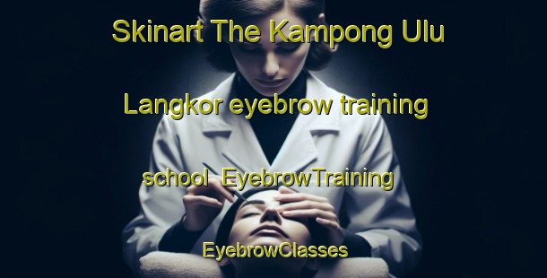 Skinart The Kampong Ulu Langkor eyebrow training school | EyebrowTraining | EyebrowClasses | SkinartTraining-Malaysia