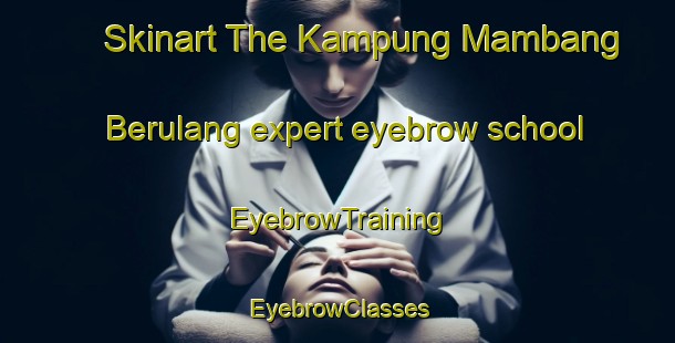 Skinart The Kampung Mambang Berulang expert eyebrow school | EyebrowTraining | EyebrowClasses | SkinartTraining-Malaysia