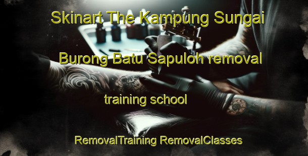 Skinart The Kampung Sungai Burong Batu Sapuloh removal training school | #RemovalTraining #RemovalClasses #SkinartTraining-Malaysia