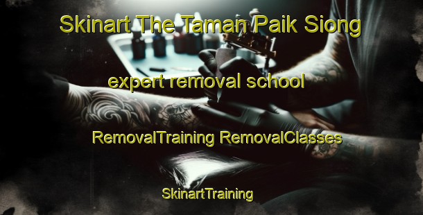 Skinart The Taman Paik Siong expert removal school | #RemovalTraining #RemovalClasses #SkinartTraining-Malaysia