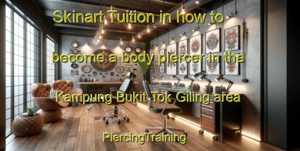 Skinart Tuition in how to become a body piercer in the Kampung Bukit Tok Giling area | PiercingTraining | PiercingClasses | SkinartTraining-Malaysia