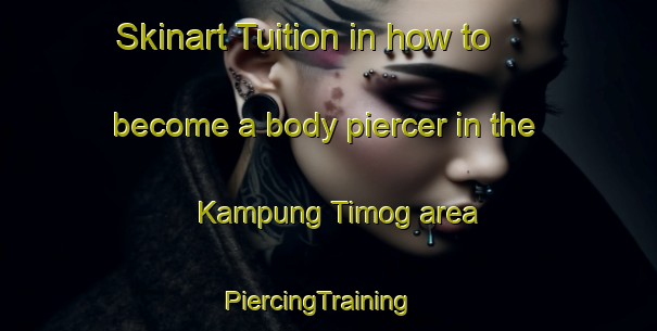 Skinart Tuition in how to become a body piercer in the Kampung Timog area | PiercingTraining | PiercingClasses | SkinartTraining-Malaysia