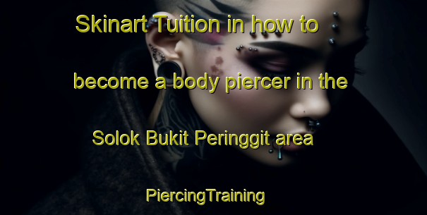 Skinart Tuition in how to become a body piercer in the Solok Bukit Peringgit area | PiercingTraining | PiercingClasses | SkinartTraining-Malaysia