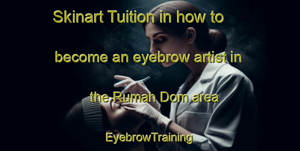 Skinart Tuition in how to become an eyebrow artist in the Rumah Dom area | EyebrowTraining | EyebrowClasses | SkinartTraining-Malaysia
